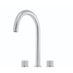 Caple JOY/SS JOYA Dual Control Loop Tap in Stainless Steel Finish