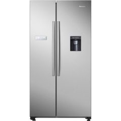 Hisense RS741N4WC11  American Style Fridge Freezer - Stainless Steel