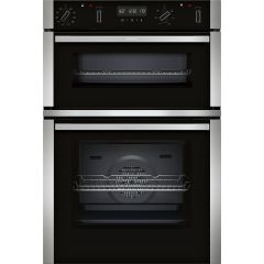 NEFF U2ACM7HN0B CircoTherm Main oven, 8 functions, 1 ClipRail, MeatProbe. 2nd oven 4 functions. Elec