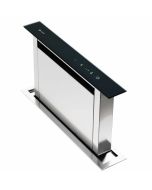 Caple DD606BK stainless steel and black glass, low profile, illuminated touch controls, W 575mm, **B