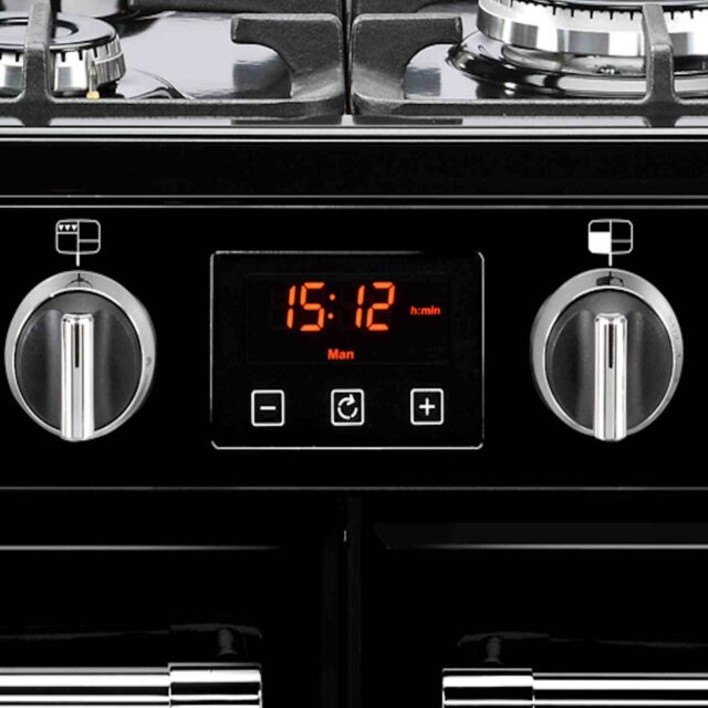 Belling Bel Farmhouse 110G Blk 110Cm 7 Burner Gas Hob Range Cooker