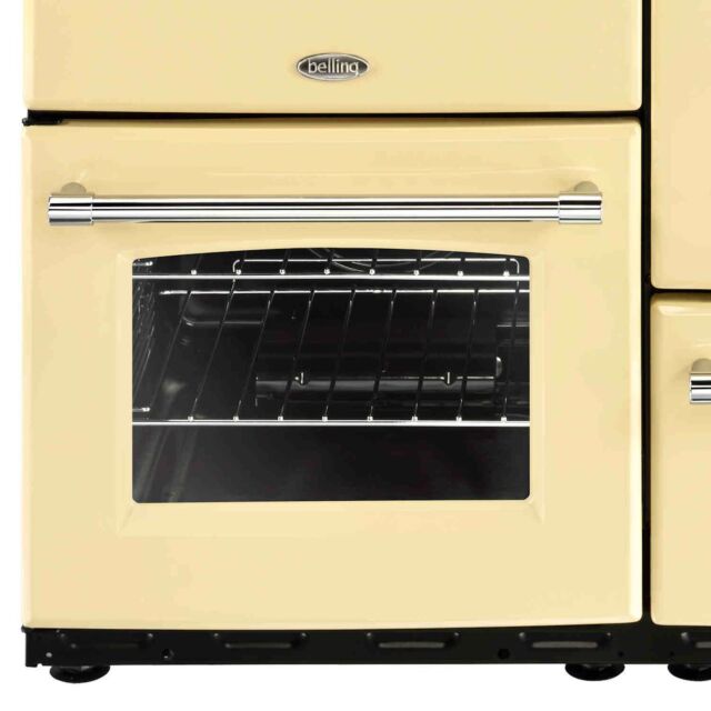 Belling 444411737 X90G 100cm Gas Rangecooker with Double Oven and Gas Hob - Cream