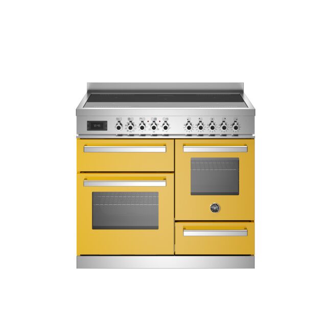 Bertazzoni UK Limited PRO105I3EGIT Professional 100cm Range Cooker XG Oven Induction Gloss Yellow