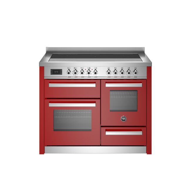 Bertazzoni UK Limited PRO115I3EROT Professional 110cm Range Cooker XG Oven Induction Gloss Red