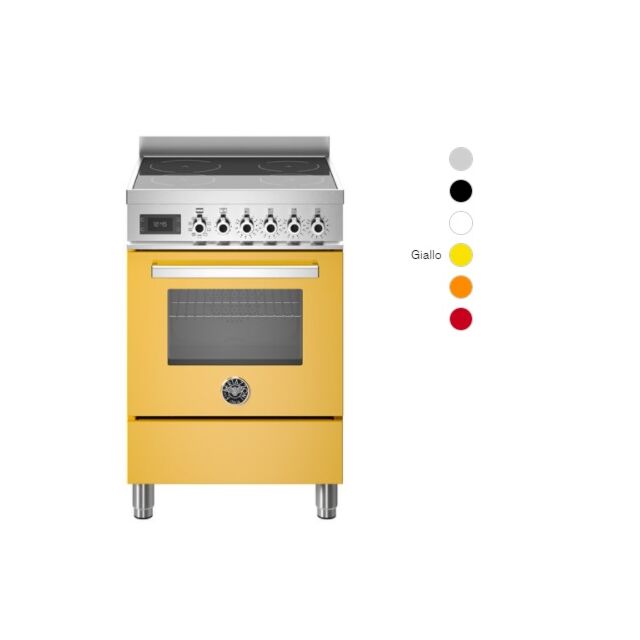 Bertazzoni UK Limited PRO64I1EART Professional 60cm Range Cooker Single Oven Induction Gloss Orange