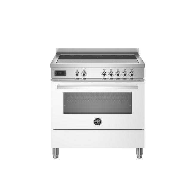 Bertazzoni UK Limited PRO95I1EBIT Professional 90cm Range Cooker Single Oven Induction Gloss White
