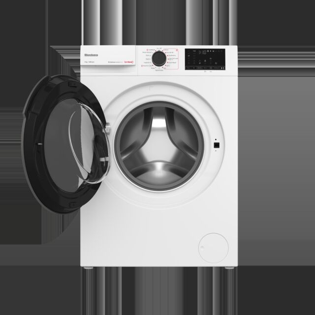 Blomberg LWA29461W 9kg 1400 Spin RecycledTub Washing Machine - White