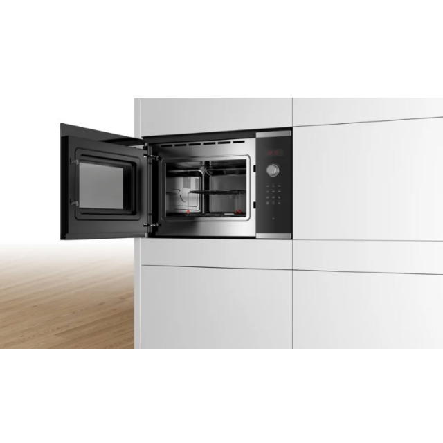 Bosch BEL553MS0B 25 Litres Built In Microwave Oven - Stainless Steel