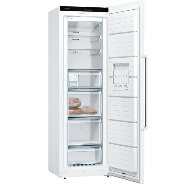Bosch GSN36AWFPG-X 186x60 NoFrost Upright Freezer, 7 Compartments including 2 BigBox + EasyAccess Sh