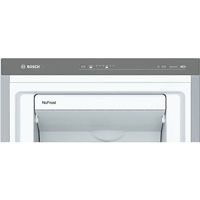 Bosch GSN36VLFPG 186x60 NoFrost Upright Freezer, 7 Compartments including 2 BigBox and EasyAccess Sh
