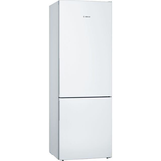 Bosch KGE49AWCAG 201x70, LowFrost fridge freezer, VitaFresh, LED light, Chrome bottle rack, Integrat