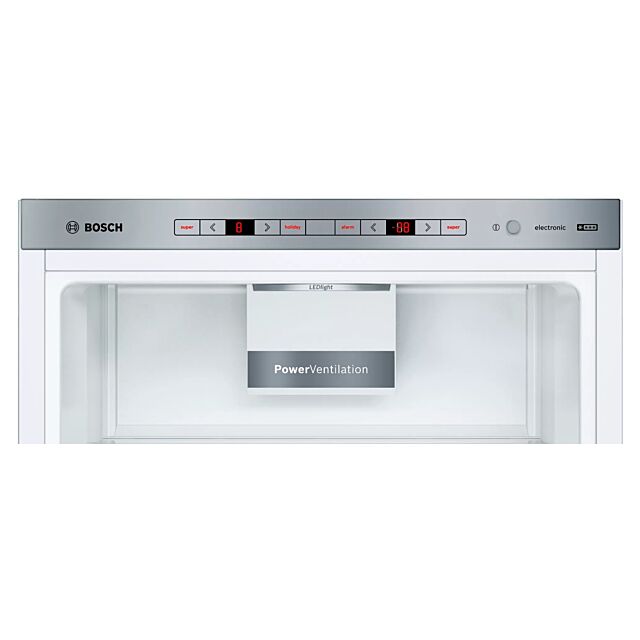 Bosch KGE49VW4AG-X 70 x 201cm 70:30 White Low Frost Fridge Freezer
