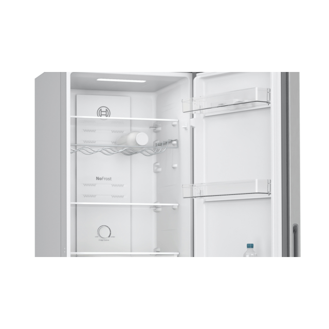 Bosch KGN27NLFAG 55cm 50/50 Frost Free Fridge Freezer - Silver