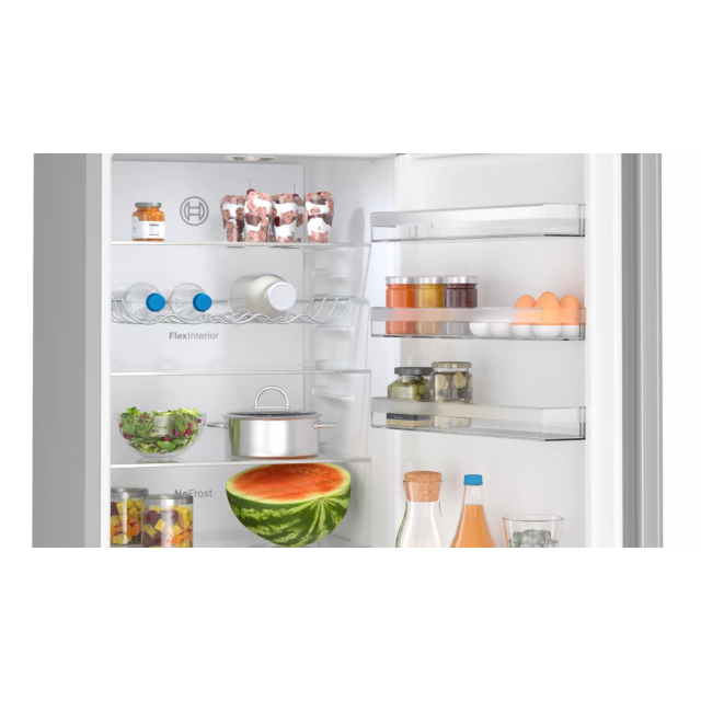Bosch KGN397LDFG 60cm 60/40 Frost Free Fridge Freezer - Stainless Steel