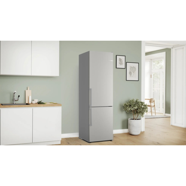 Bosch KGN39AIAT 60cm 70/30 Frost Free Fridge Freezer - Stainless Steel