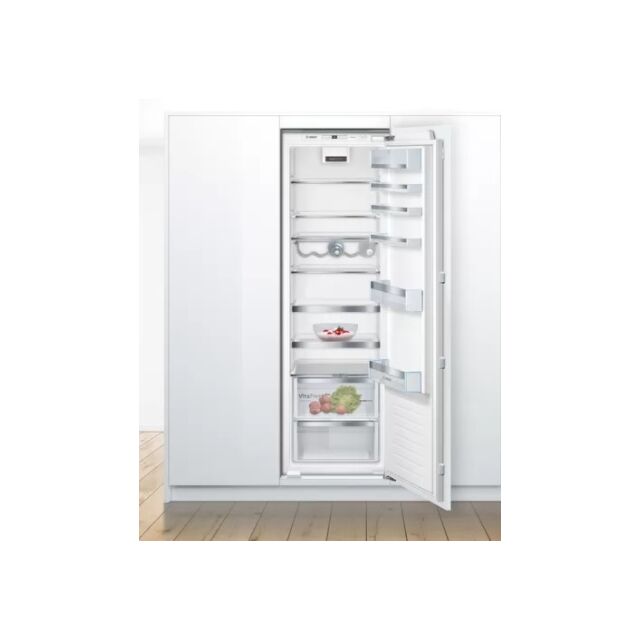 Bosch KIR81AFE0G 177x54 built in fridge, VitaFresh Plus, MultiBox, Bottle rack, LED Light, 7 glass s