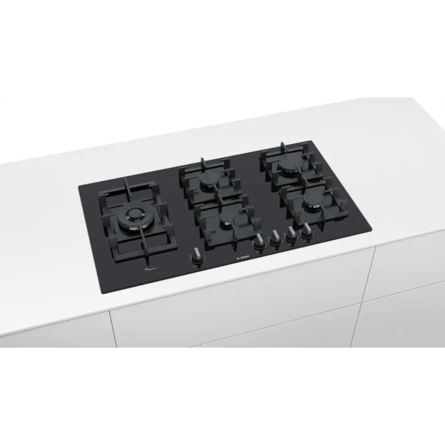 Bosch PPS9A6B90 Series 6 90cm Tempered Glass Gas Hob