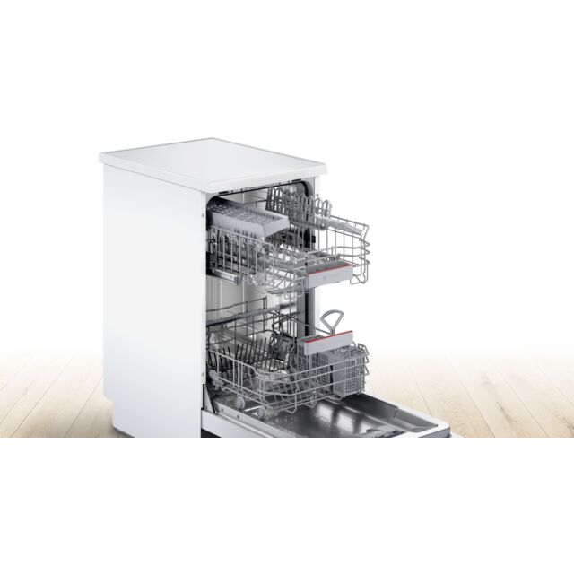 Bosch SPS4HKW45G Slimline, 6 programmes, VarioFlex baskets, 5 options, 46dB, 8.5L, 9 place settings