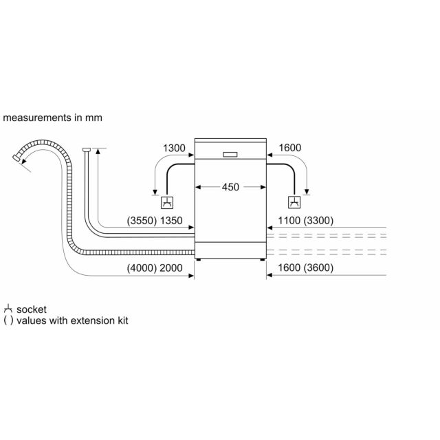 Bosch SPS4HKW45G Slimline, 6 programmes, VarioFlex baskets, 5 options, 46dB, 8.5L, 9 place settings