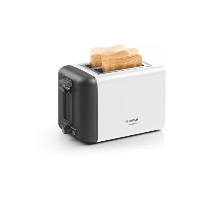 Bosch TAT3P421GB 2 Slice Toaster - White