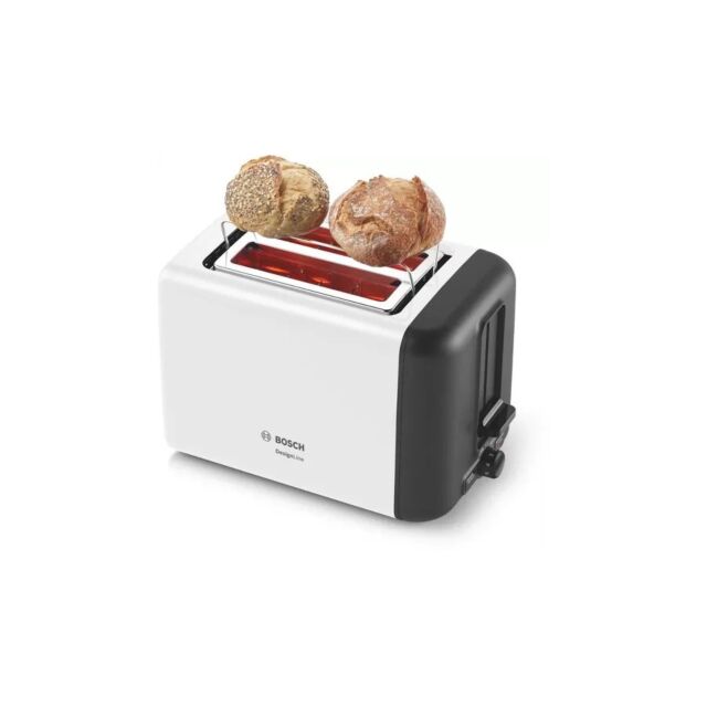 Bosch TAT3P421GB 2 Slice Toaster - White