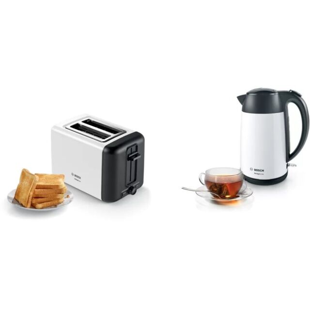Bosch TAT3P421GB 2 Slice Toaster - White