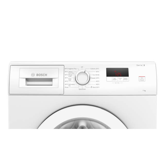 Bosch WAJ28001GB 7kg 1400 Spin Washing Machine - White