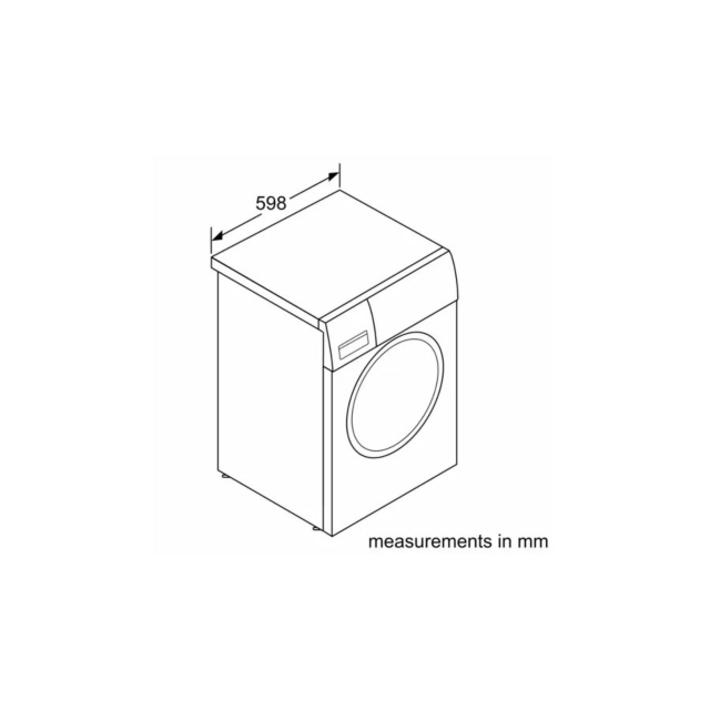 Bosch WAJ28008GB 7kg 1400 Spin Washing Machine with SpeedPerfect - White