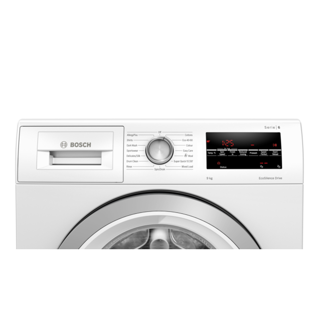 Bosch WAU28T64GB 9kg 1400 Spin Washing Machine with ActiveWater Plus - White