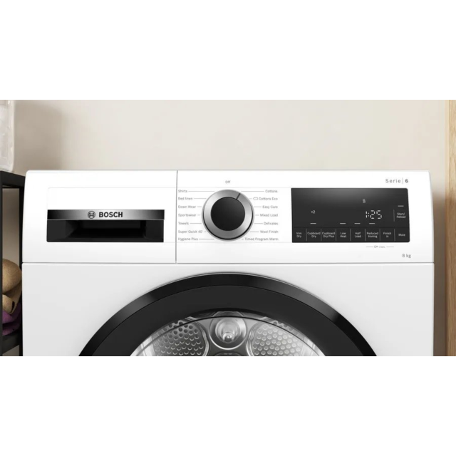 Bosch WQG233D8GB Series 6 8kg Heat Pump Tumble Dryer