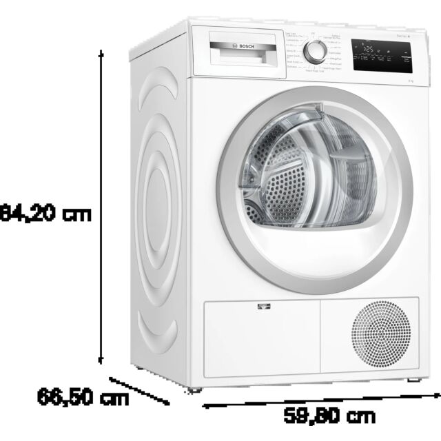 Bosch WTN83203GB 8kg Condenser Tumble Dryer - White