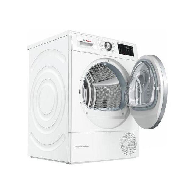 Bosch WTWH7660GB  9Kg Condenser Tumble Dryer With Heat Pump - White