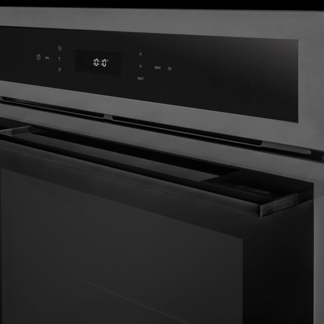 Caple C2402GM Built In Gunmetal Single Electric Soft Close Oven
