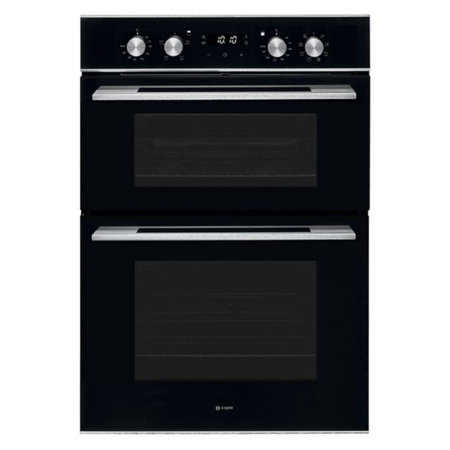 Caple C3371 Sense Built In Black Glass Electric Double Oven