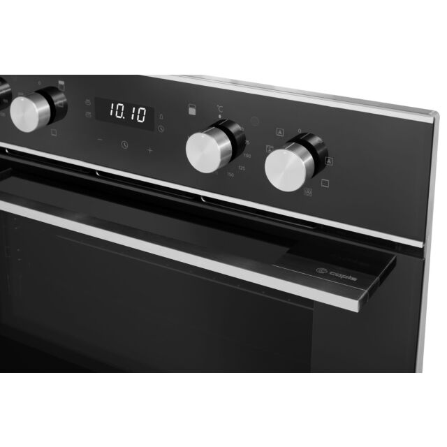 Caple C3371 Sense Built In Black Glass Electric Double Oven
