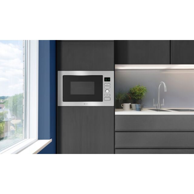 Caple CM130 Built In Stainless Steel Microwave + Grill