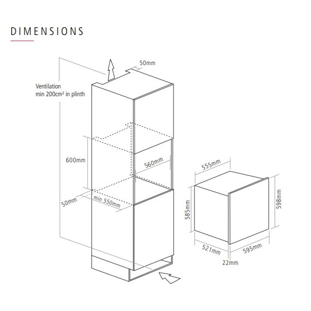 Caple WC6100GM Sense, 1 zone, H 600mm, G energy, gunmetal door, square handle, soft open/close, touc