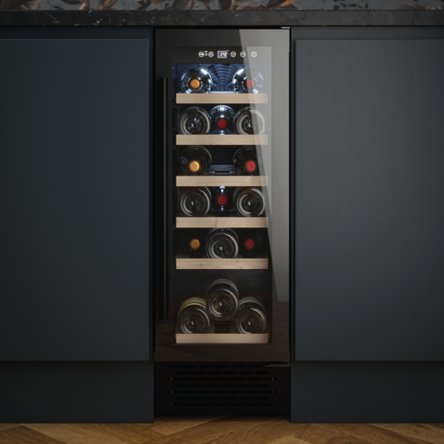 CATA UBBKWC30 29.5cm Wine Cooler - Black