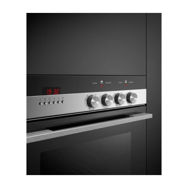 Fisher + Paykel OB60DDEX4 81875 60cm True D/Oven oven Sta/Blk