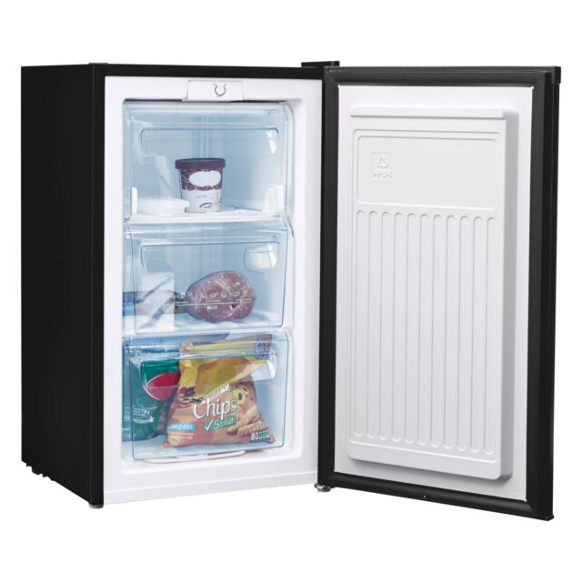 Fridgemaster MUZ4965MB Fridgemaster 50cm Black Undercounter4* Freezer