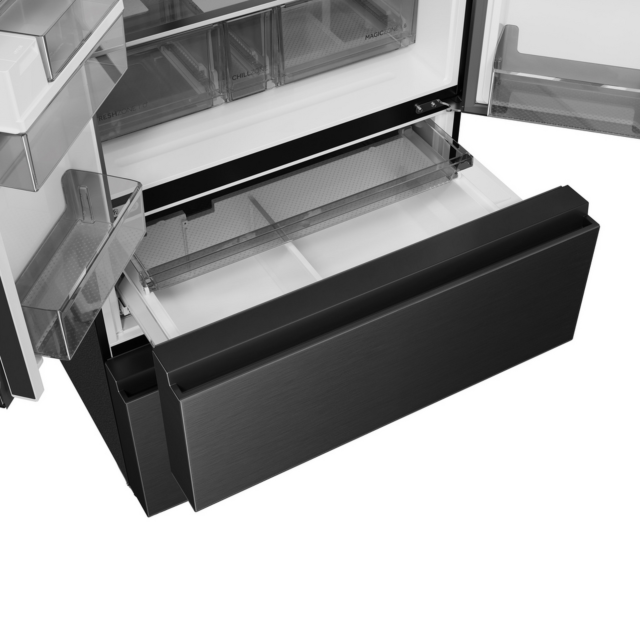 Haier HFR59F18CWMB 700L French Door Fridge Freezer Black