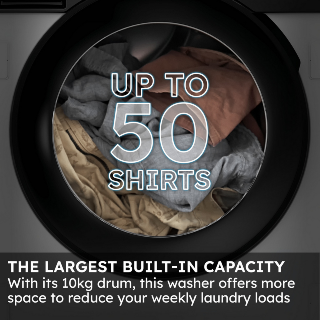 Haier HWB100B14858AUUK 10kg 1400 Spin Washing Machine