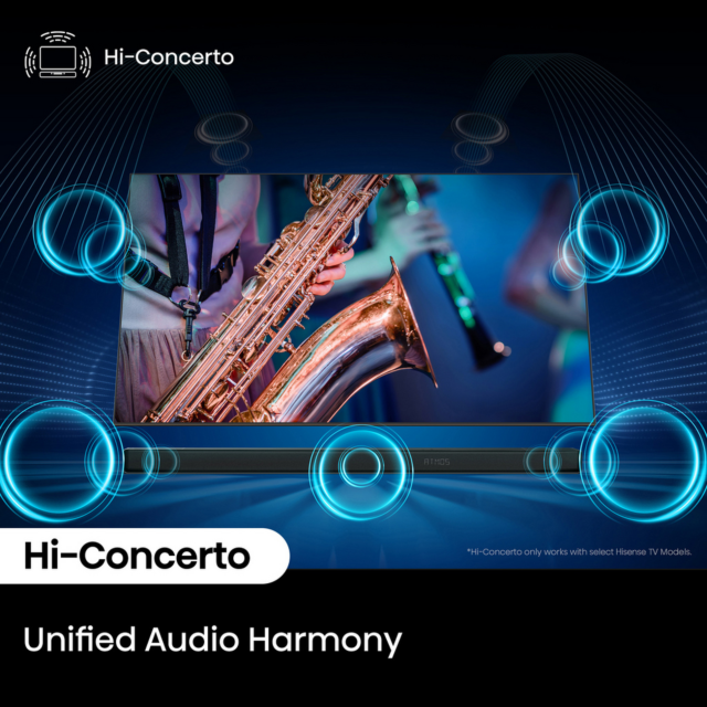 Hisense AX3120Q 3.1.2ch Wireless Sound Bar Dolby Atmos