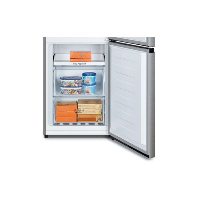 Hisense RB390N4WC1 Hisense 60 x 186cm S/Steel 60:40 NoFrost Fridge Freezer