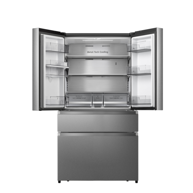 Hisense RF749N4WIF PureFlat Fridge Freezer - Stainless Steel