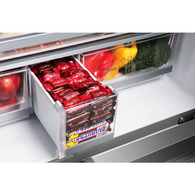 Hisense RF749N4WIF PureFlat Fridge Freezer - Stainless Steel