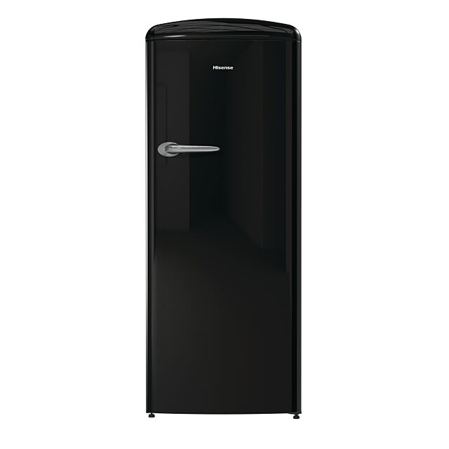 Hisense RR330D4OB2UK 60 X 154Cm Black Retro Single Door 4* Icebox Fridge