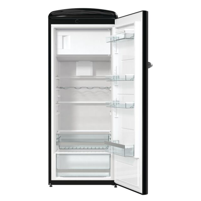 Hisense RR330D4OB2UK 60 X 154Cm Black Retro Single Door 4* Icebox Fridge
