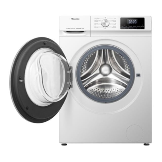 Hisense WFQY9014EVJM Hisense 1400 Spin 9kg White Washing Machine