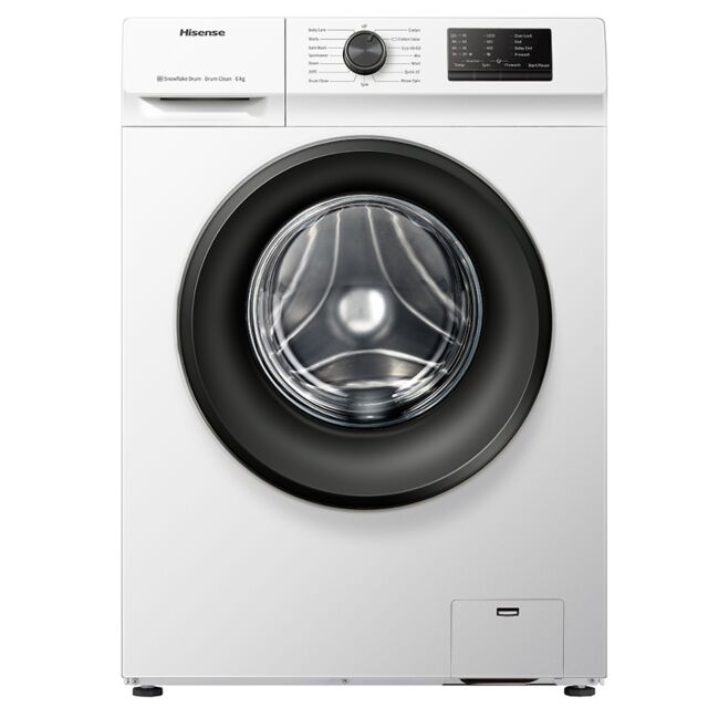 Hisense WFVC6010E Hisense 1000 Spin 6kg White Washing Machine